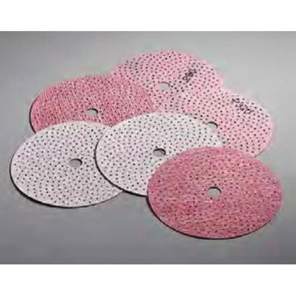 Carborundum Carbo Clean-Air Plus Dri-Lube Grip-On Paper H&L Center Hole Vacuum Disc P800, 50PK 5539550010 - main